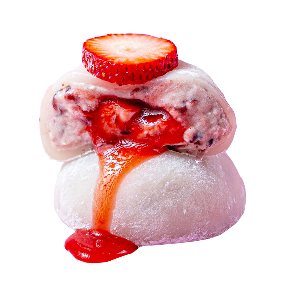 Hazelnut Strawberry Chocolate Mochi