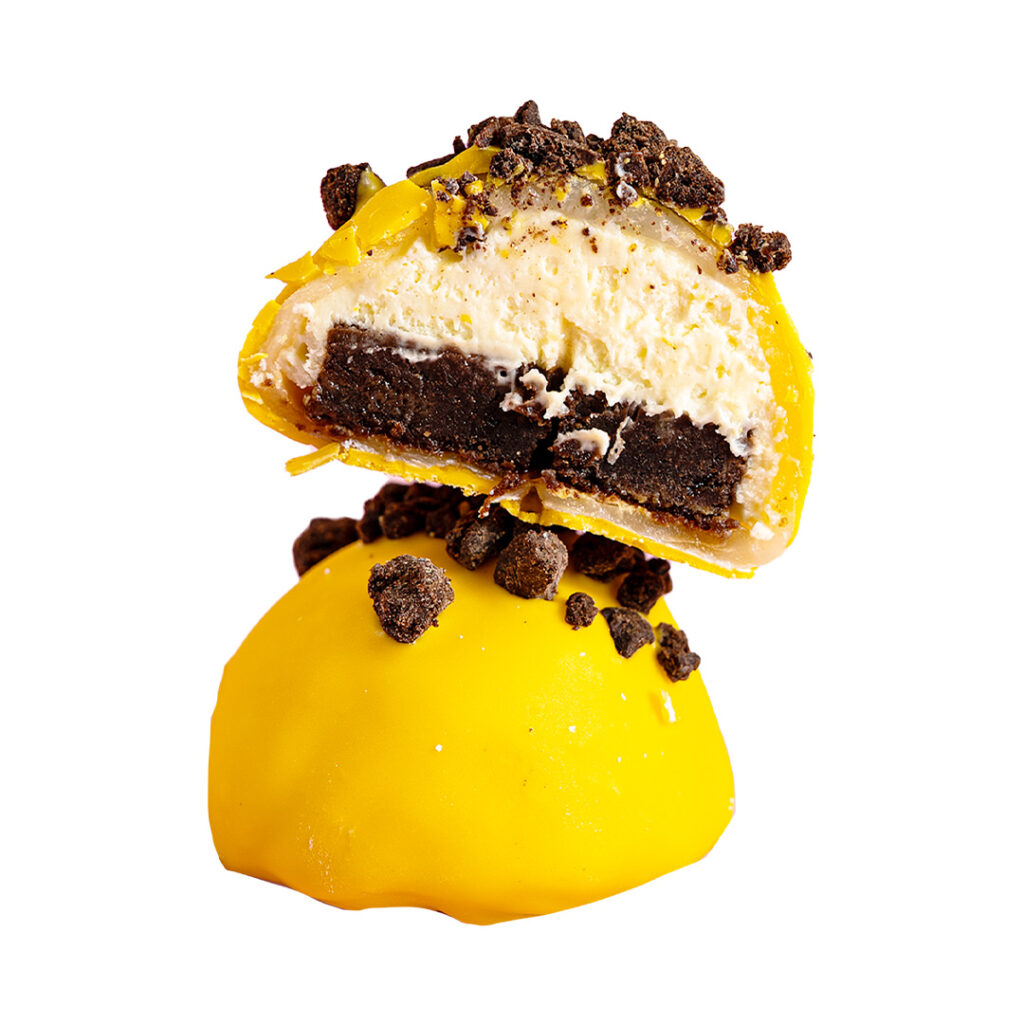Lemon Brownie Mochi